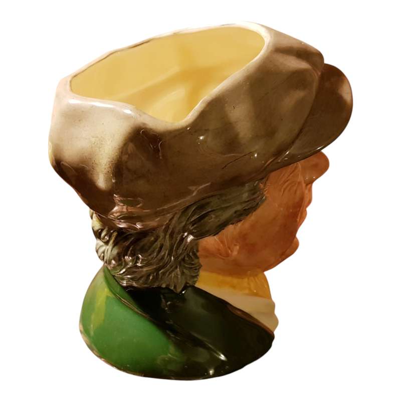 Royal Doulton Large Character Jug The Busker D6775  Vintage Musician Jug  1987