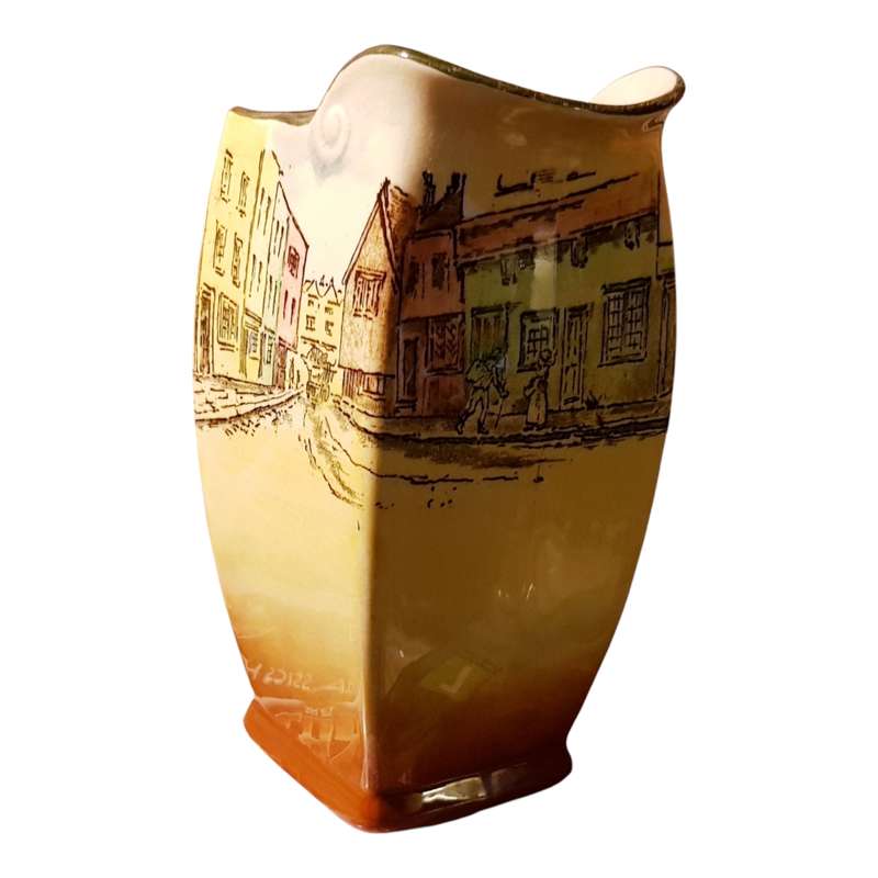 Royal Doulton Bill Sykes Dickens Ware Jug D5175  Friar Shape, Vintage c1930s