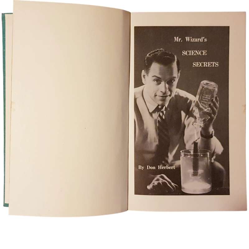 Mr. Wizard's Science Secrets by Don Herbert  Vintage 1950s Hardcover | Classic Science Experiments