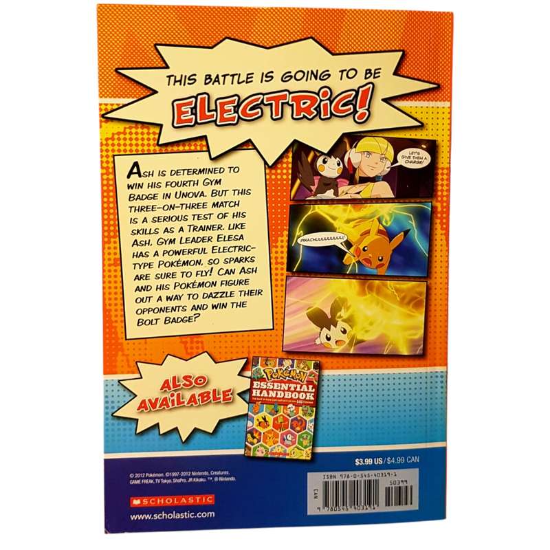 Softcover Book Pokémon Comic Reader #1: Battle for the Bolt Badge