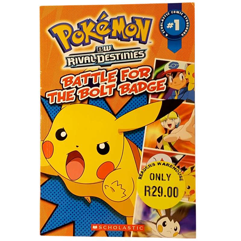 Softcover Book Pokémon Comic Reader #1: Battle for the Bolt Badge
