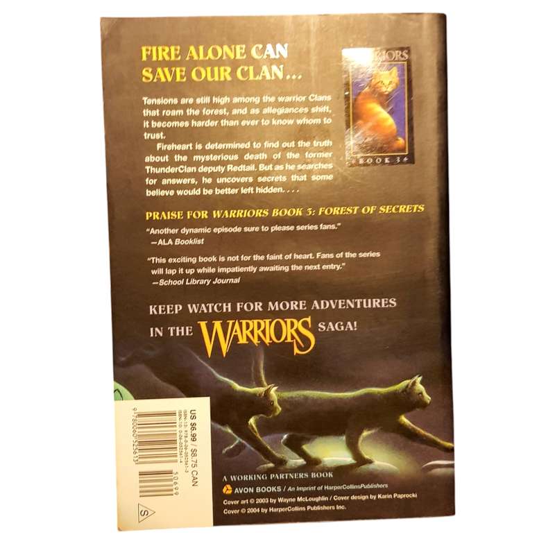 Warrior Cats: Volumes 1 to 4  The Prophecies Begin by Erin Hunter (Softcover Set)