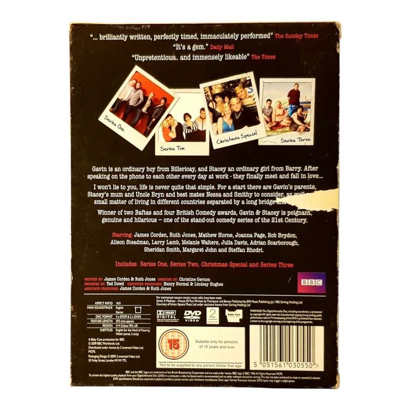 Gavin & Stacey The Complete Collection DVD Box Set | Region 2 Very Good Condition British Comedy