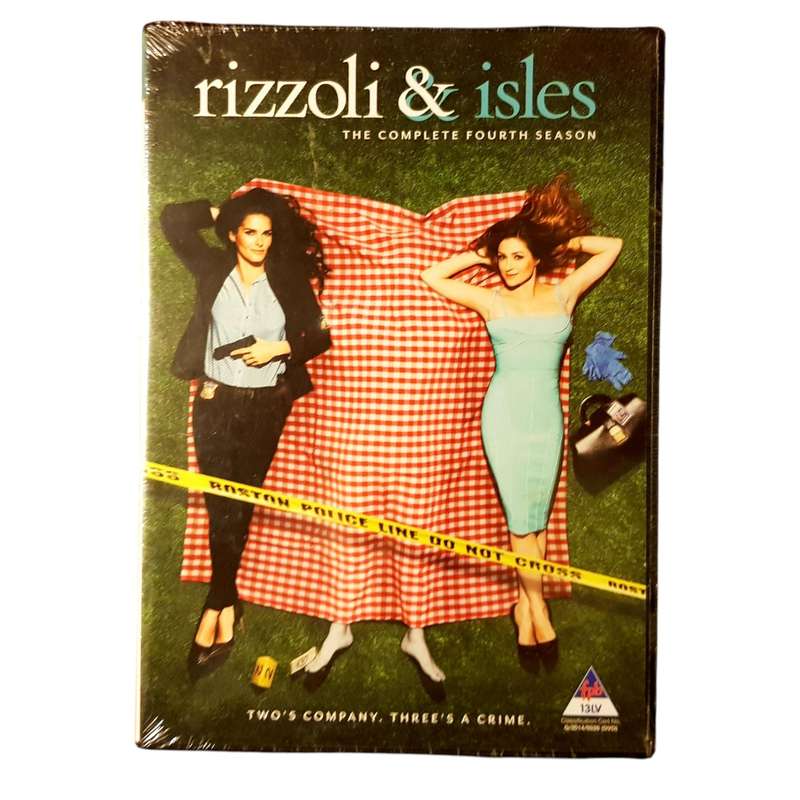 Rizzoli & Isles The Complete Fourth Season DVD Box Set Factory Sealed Brand New Crime Drama