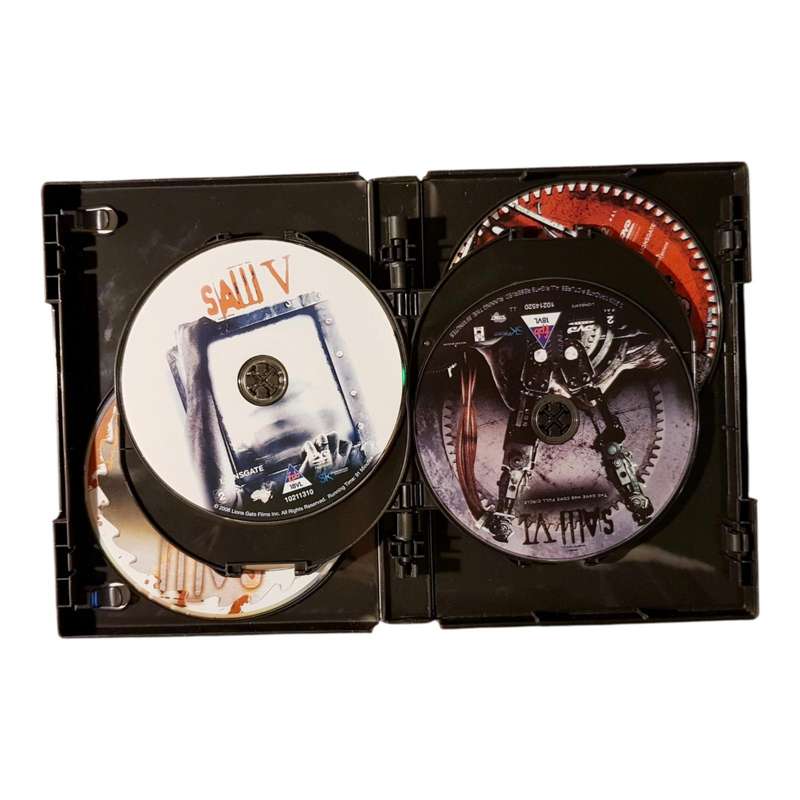 DVD  SAW: The Complete 7-Disc Collection  Horror Franchise Box Set  Good Condition