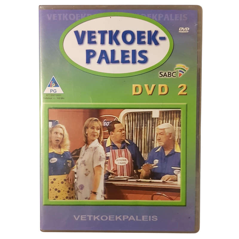 DVD - Vetkoek Paleis - Deel 2  Preloved in Baie Goeie Toestand