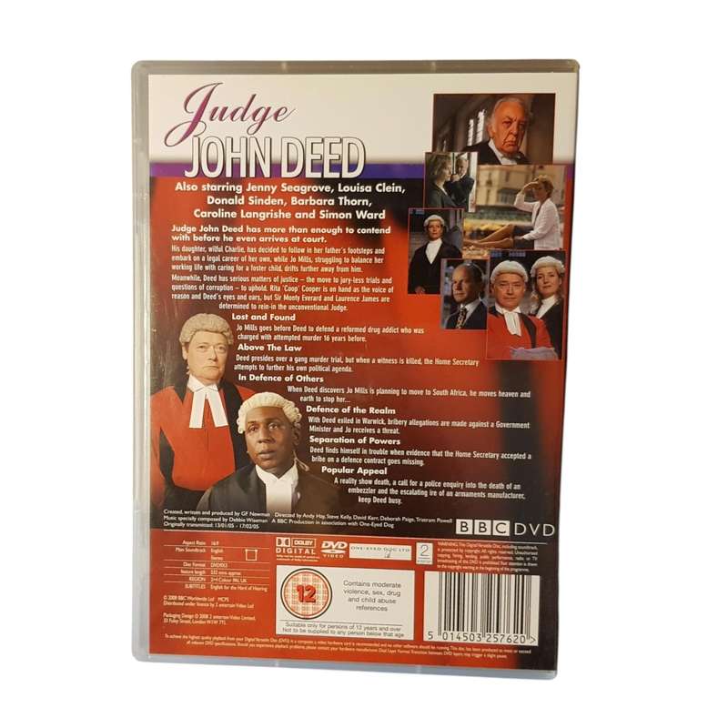 Judge John Deed Complete Series (Seasons 1 to 4) Region 2 DVD Box Sets in Very Good C