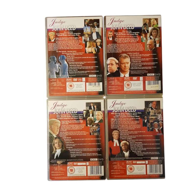 Judge John Deed Complete Series (Seasons 1 to 4) Region 2 DVD Box Sets in Very Good C