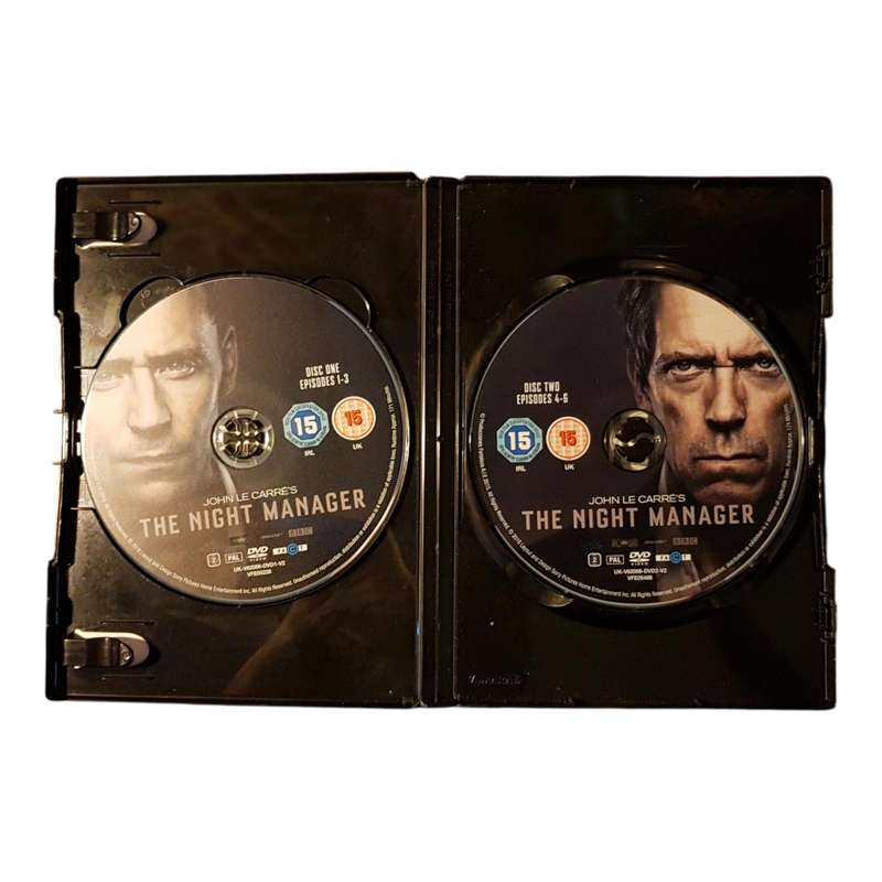 The Night Manager The Complete Series Region 2 DVD Preloved in Very Good Condition
