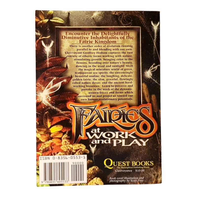Fairies at Work and Play by Geoffrey Hodson Explore the Realm of Nature Spirits Softcover
