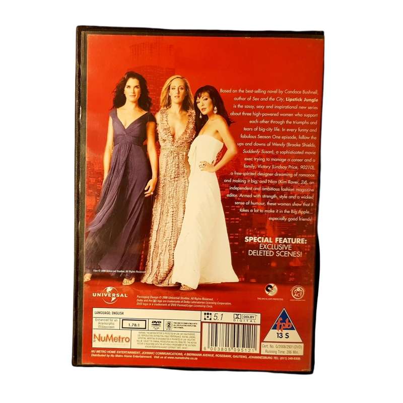 Lipstick Jungle The Complete Series Seasons 1 & 2 6-Disc DVD Set Preloved, Good Condition
