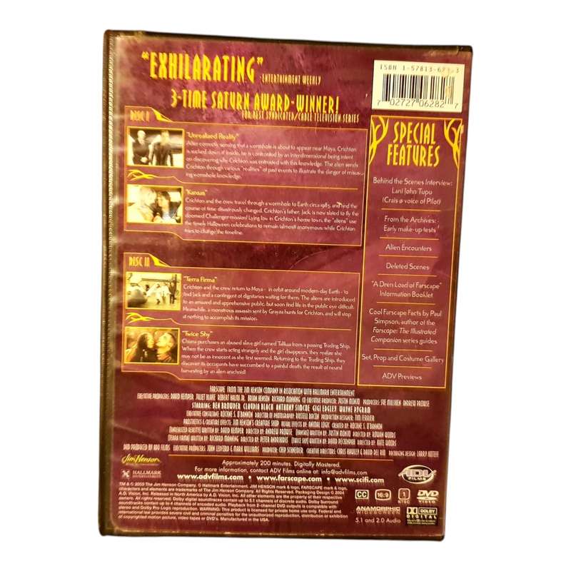 Farscape Season 4, Collection 3 DVD Preloved Very Good Condition