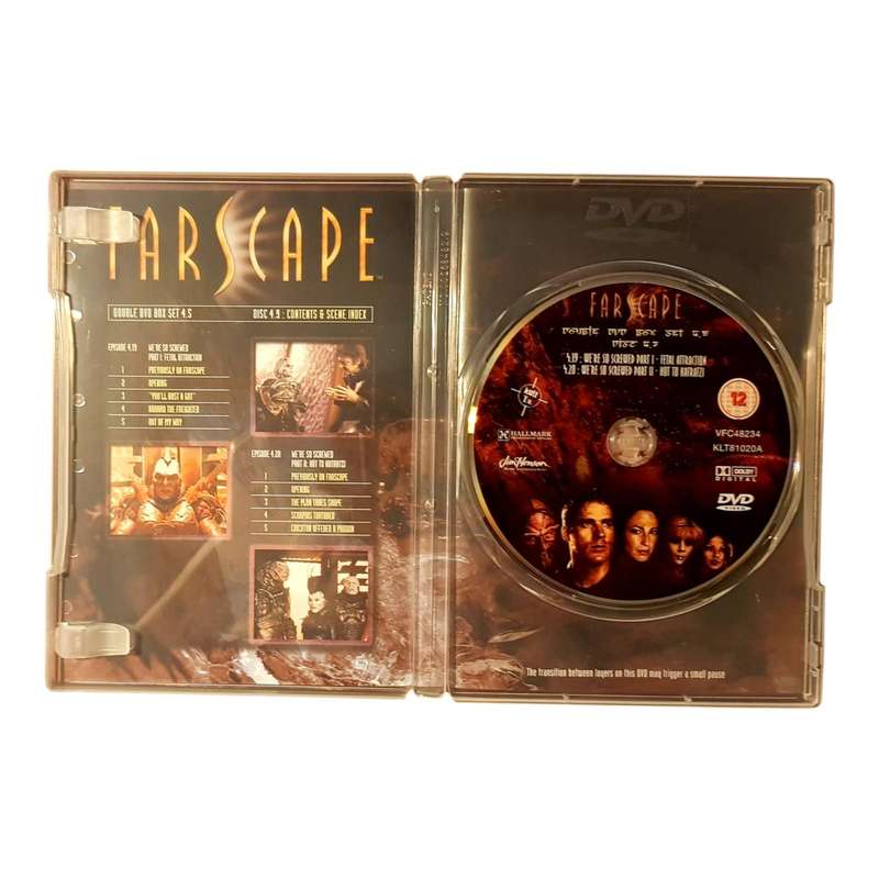 Farscape: Complete Season 4 Box Set 2003 DVD Preloved in Very Good Condition