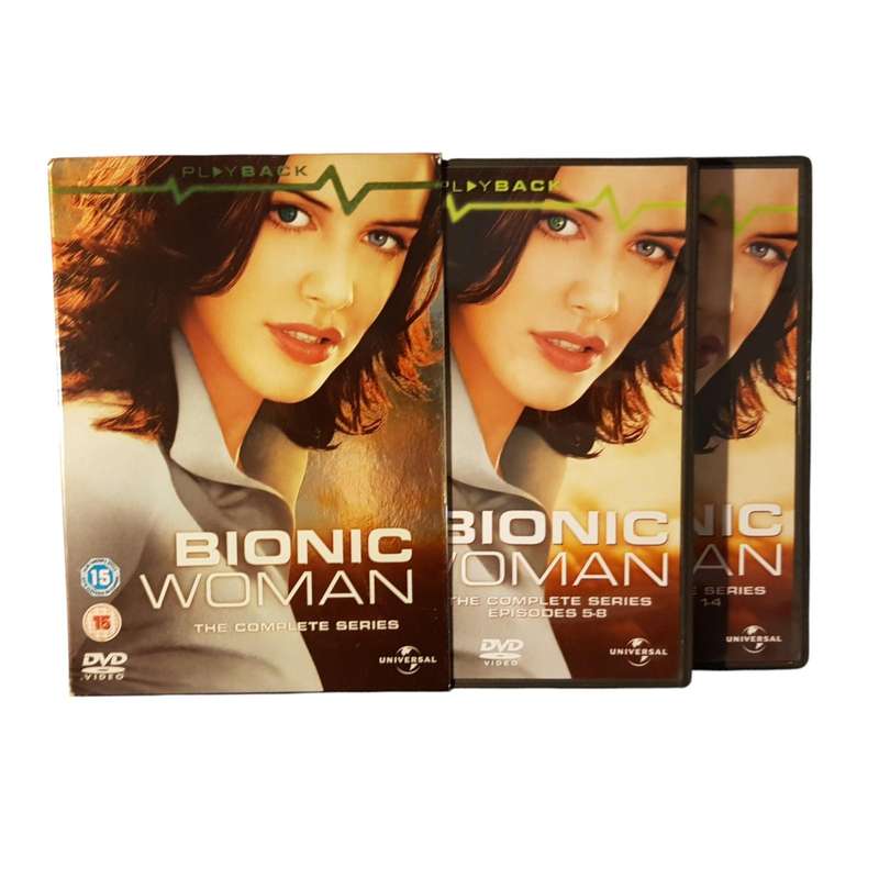 Bionic Woman The Complete Series DVD Box Set Region 2 Preloved in Very Good Condition
