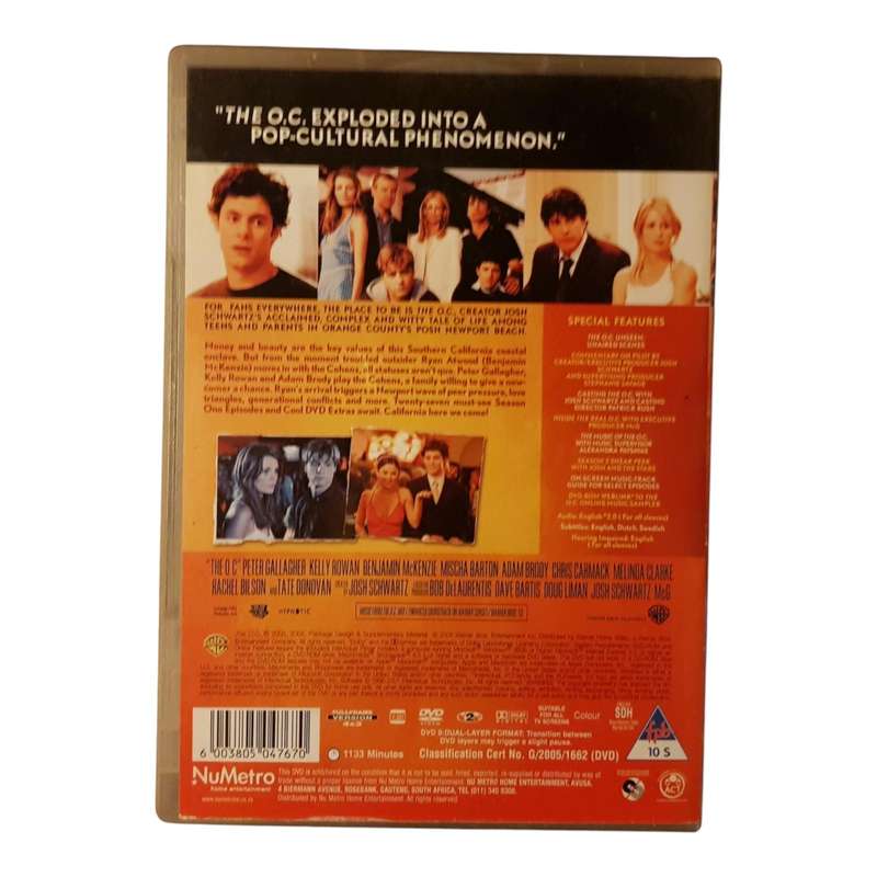 The OC Seasons 1 to 4 Complete Series 4 DVD Box Set Across 25 Discs Region 2