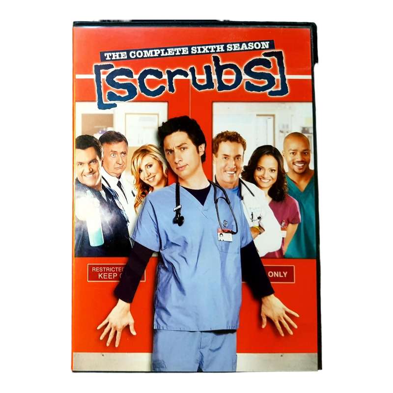 Scrubs Seasons 1 to 6 DVD Box Set Collection Region 2 Very Good Condition 24 Discs