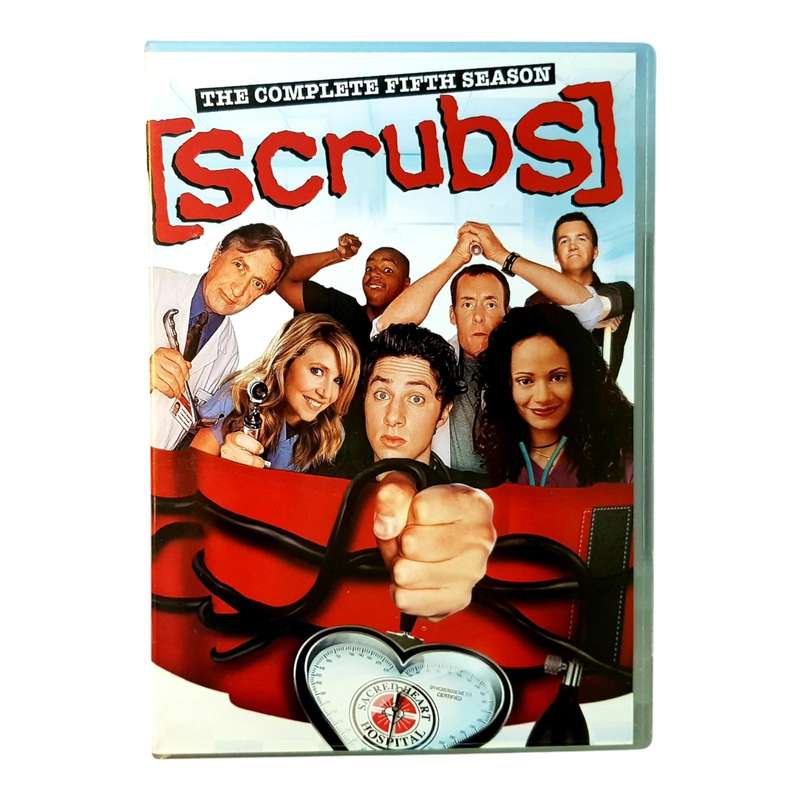 Scrubs Seasons 1 to 6 DVD Box Set Collection Region 2 Very Good Condition 24 Discs