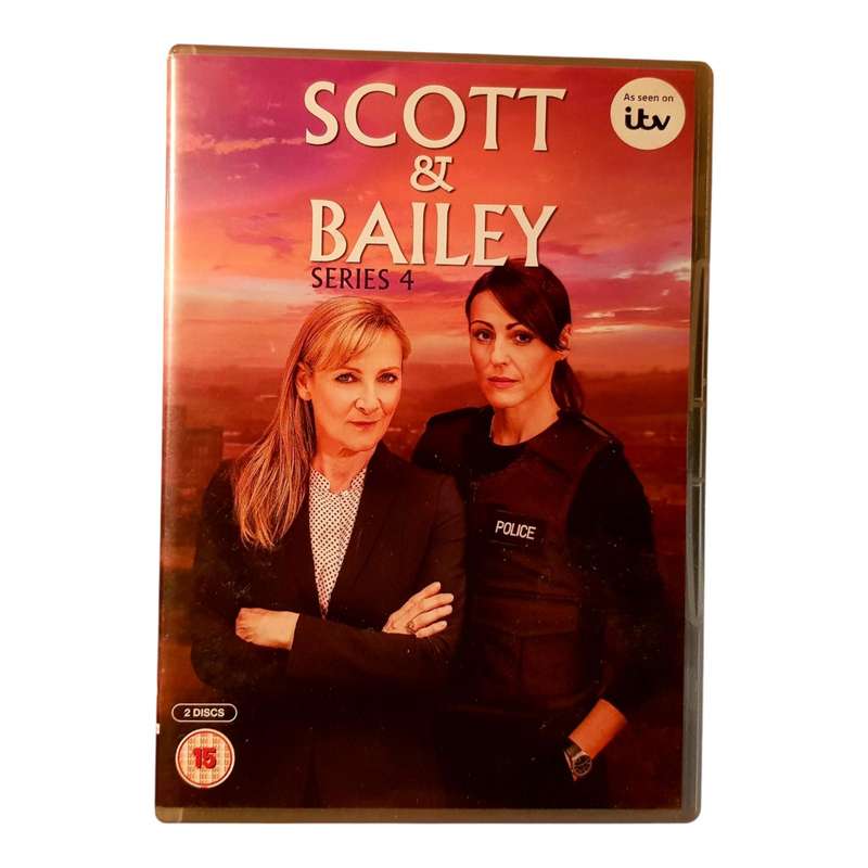 Scott & Bailey  Seasons 1 to 4  DVD Box Sets  Preloved  Very Good Condition  Region 2