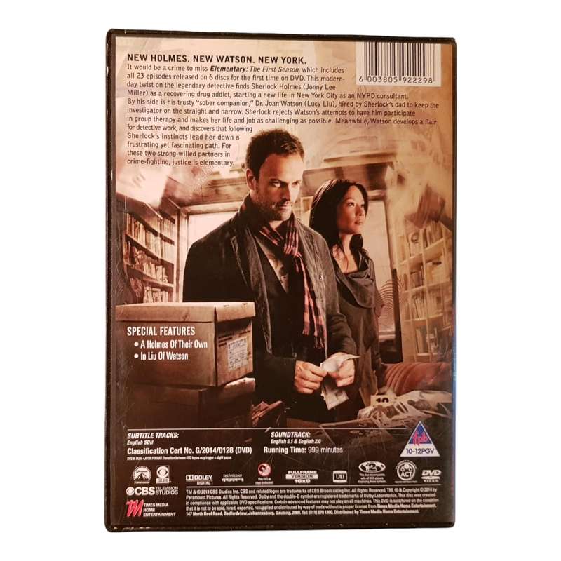 Elementary  Season 1 & 2 DVD Box Sets  Preloved  Very Good Condition  Region 2