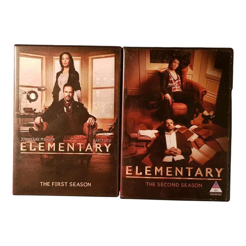 Elementary  Season 1 & 2 DVD Box Sets  Preloved  Very Good Condition  Region 2