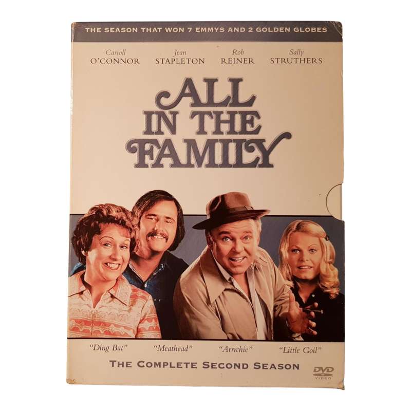 All In The Family  Season 1 & 2  DVD Box Sets  Region 1  Preloved  Very Good Condition