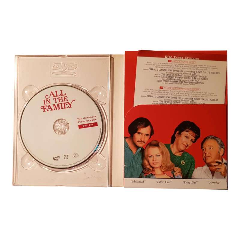 All In The Family  Season 1 & 2  DVD Box Sets  Region 1  Preloved  Very Good Condition
