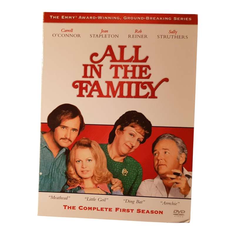 All In The Family  Season 1 & 2  DVD Box Sets  Region 1  Preloved  Very Good Condition