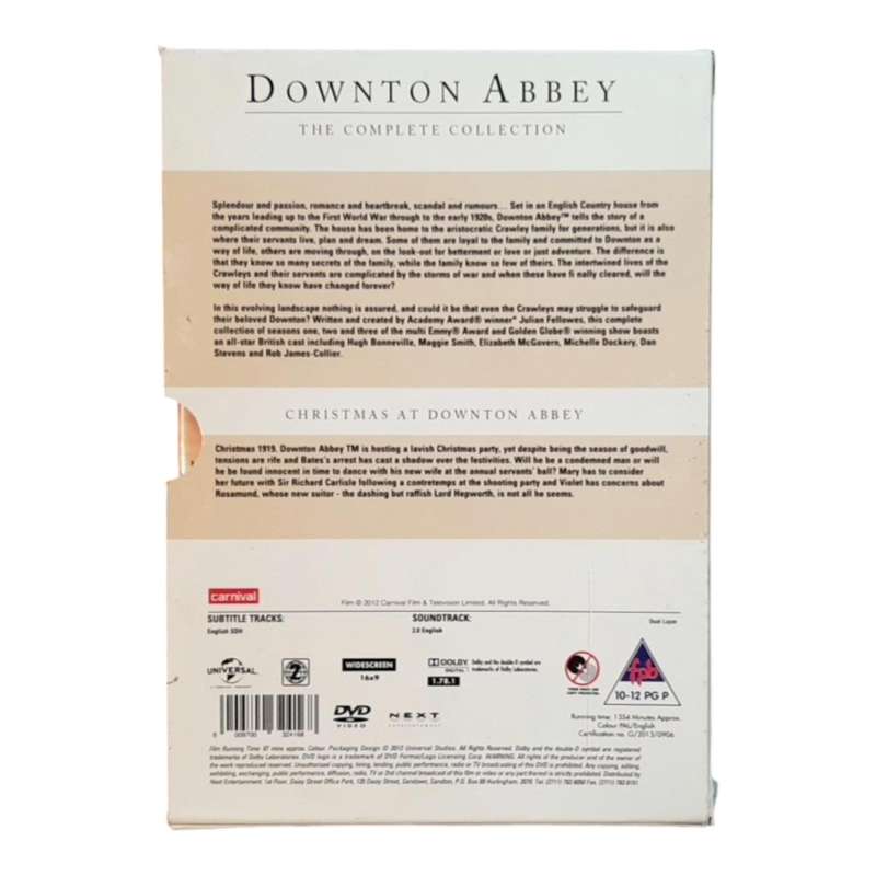 Downton Abbey Seasons 1 to 4 + Christmas Specials DVD Box Sets  Region 2