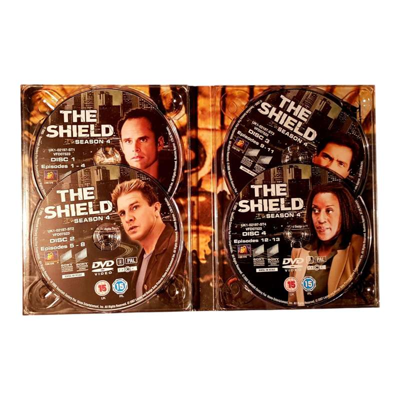 The Shield  The Complete Fourth Season (DVD, Region 2) | Very Good Condition