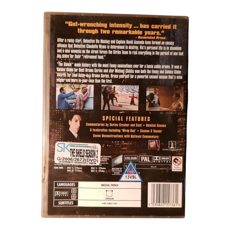 The Shield  The Complete Second Season (DVD, Region 2) | Very Good Condition