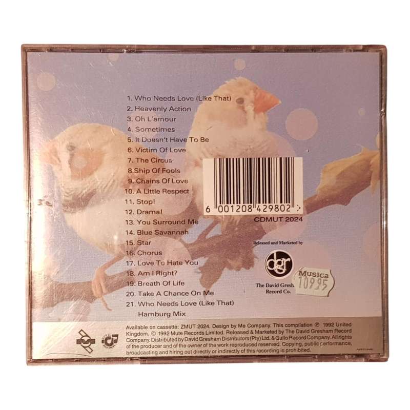 Erasure Pop! The First 20 Hits Synthpop Classics CD Very Good Condition