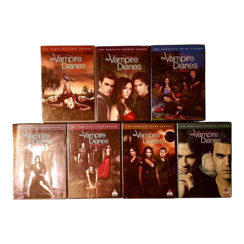 The Vampire Diaries  Complete Seasons 1 to 7 | 7 x DVD Box Sets | Region 2 | Very Good Condition
