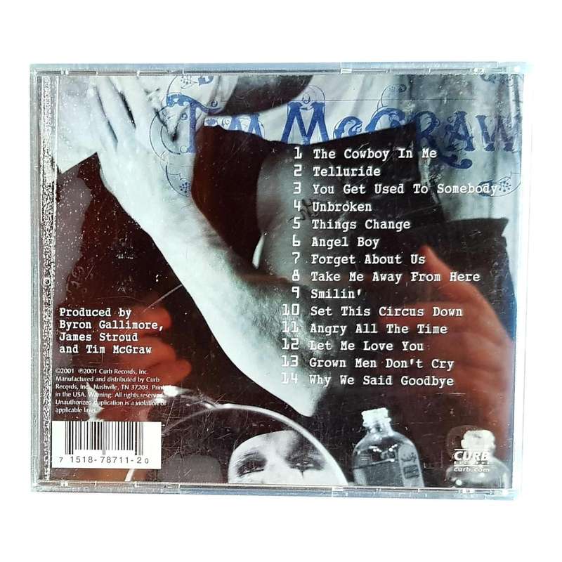 Tim McGraw  Set This Circus Down CD Country Music Hit Album Good Condition