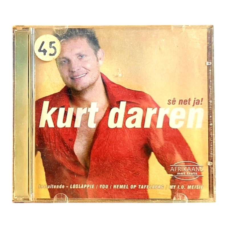 Kurt Darren  Se Net Ja CD Goeie Toestand