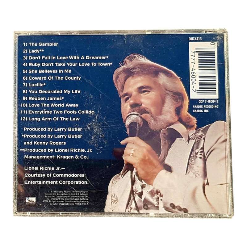 Kenny Rogers  Greatest Hits CD Country Pop Classics Good Condition