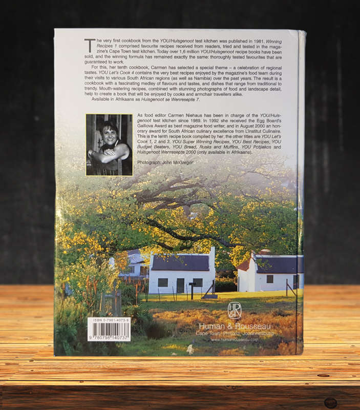 YOU Lets Cook 4 Favourites from South African Kitchens Cookbook Carmen Niehaus
