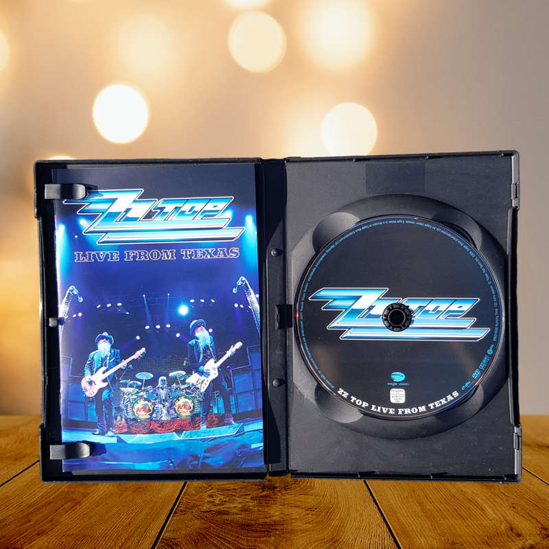 ZZ Top Live from Texas DVD Legendary Blues Rock Performance Region 2 Very Good Condition