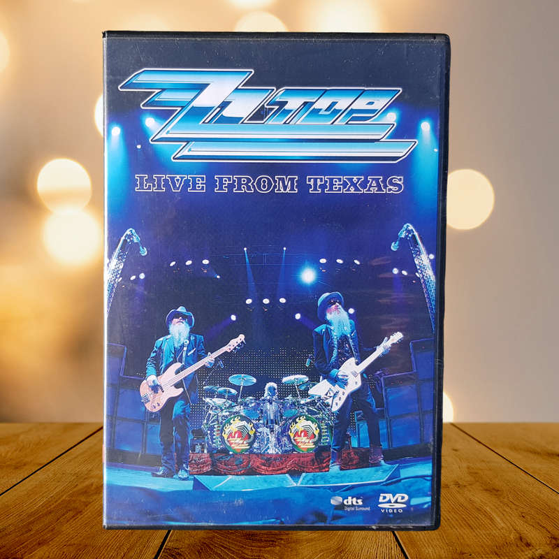 ZZ Top Live from Texas DVD Legendary Blues Rock Performance Region 2 Very Good Condition