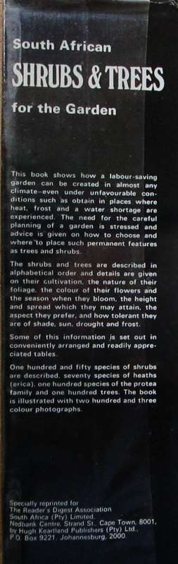 South African Shrubs & Trees for the Garden