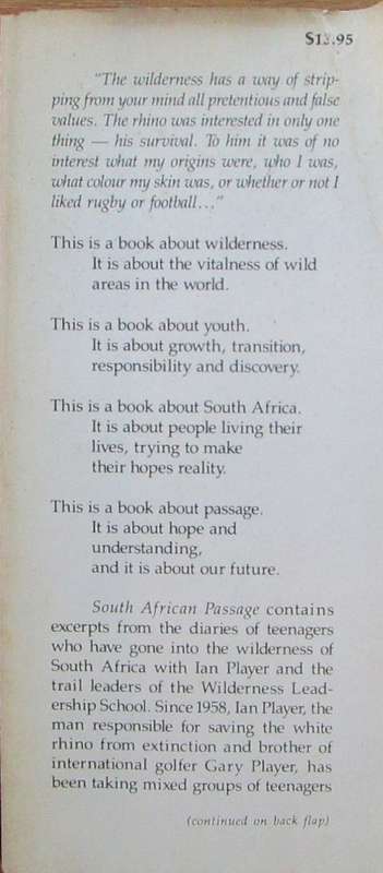 South African Passage - Diaries of the Wilderness Leadership School