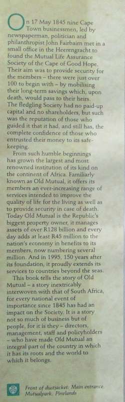 Old Mutual, 1845-1995