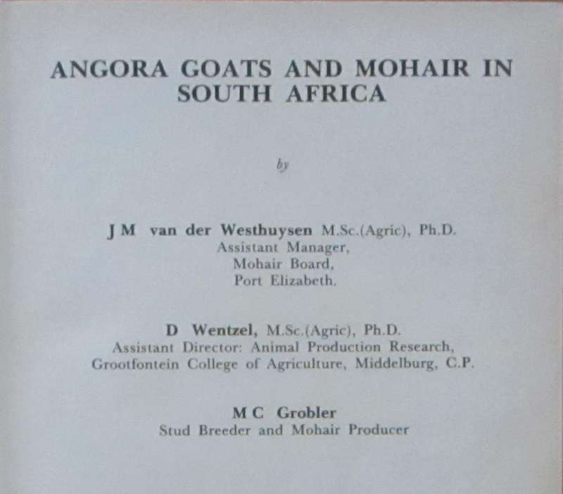 Angora Goats and Mohair in South Africa