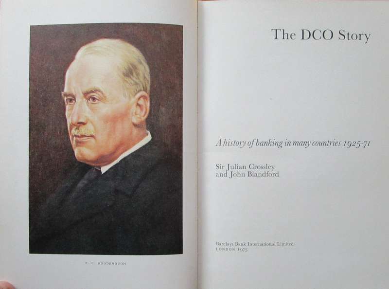 The DCO Story a History of Banking in Many Countries 1925-71
