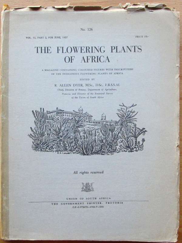 The Flowering Plants of Africa: No.126 Vol 32, Part 2 for June 1957