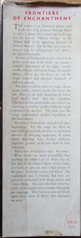 Frontiers of Enchantment an Artist's Adventures in Africa
