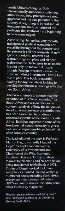 South Africa the New Beginning