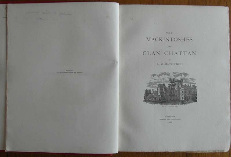 The Mackintoshes and Clan Chattan (SIGNED)