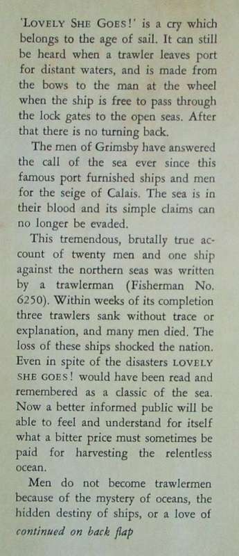 Lovely She Goes a Story of Arctic Trawling