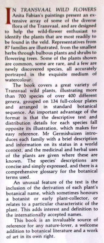Transvaal Wild Flowers
