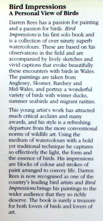 Bird Impressions: A Personal View of Birds